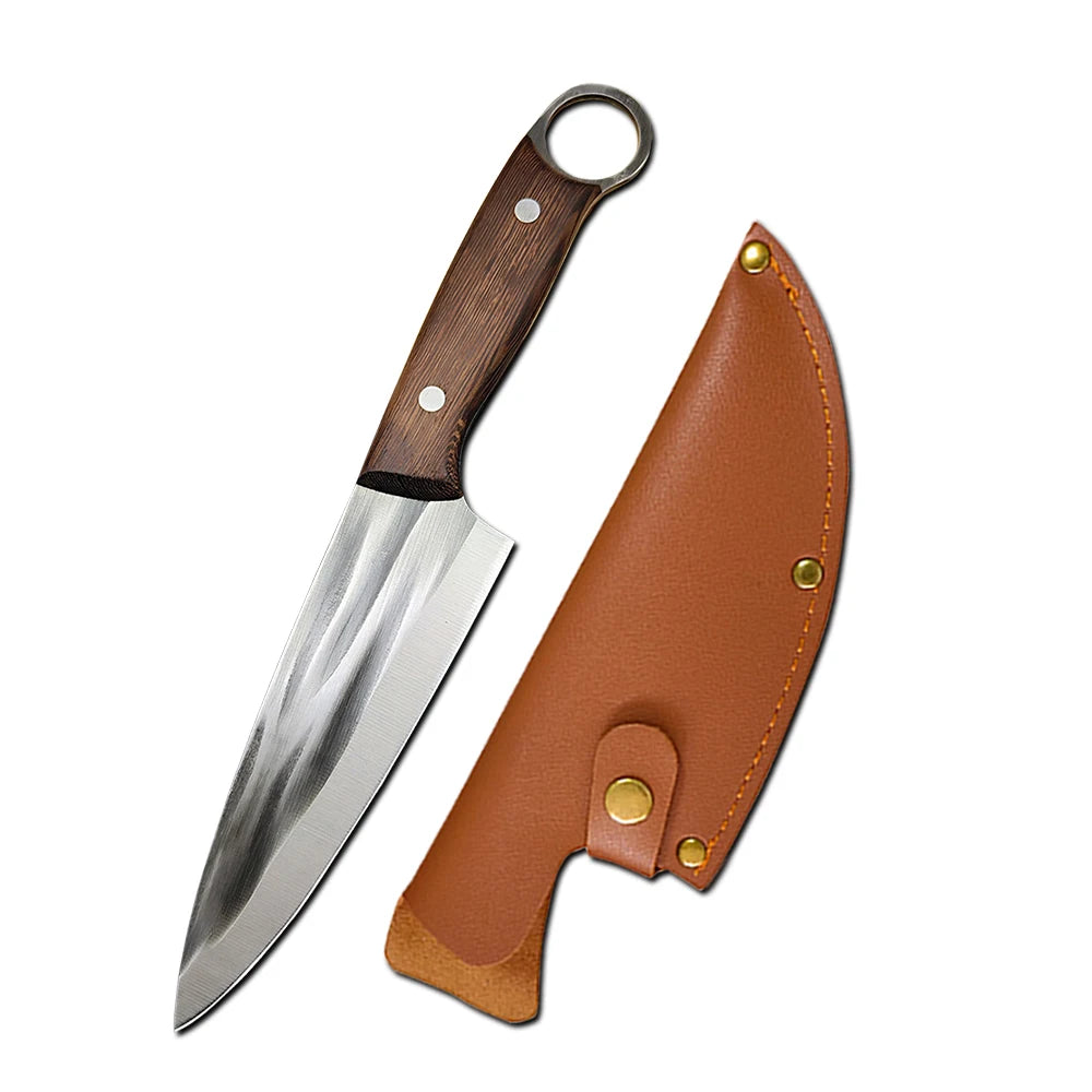 Ultra-Sharp Boning Knife – Heavy Duty Butcher Cleaver for Meat, BBQ, and Fishing