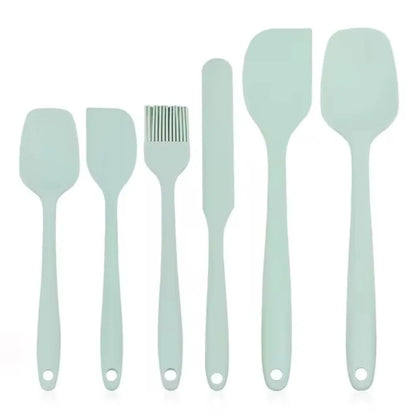 Premium Silicone Spatula Set of 6 – Non-Stick, Heat-Resistant Cooking & Baking Utensils