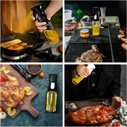 Premium Oil Sprayer – 300ml / 500ml Kitchen Mist Dispenser for Cooking, Air Fryer & Baking