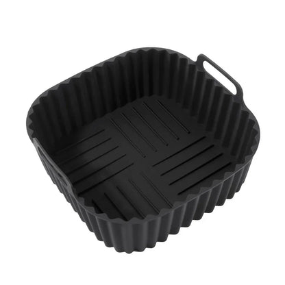 Reusable Air Fryer Silicone Liners – Non-Stick Basket Mats for 4-7QT Air Fryer, Oven & Microwave