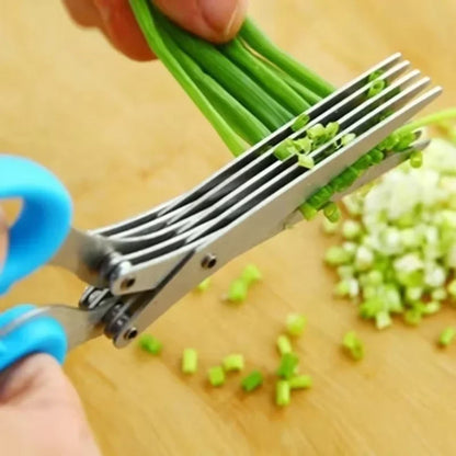 5-Blade Scissors for Herbs & Onion