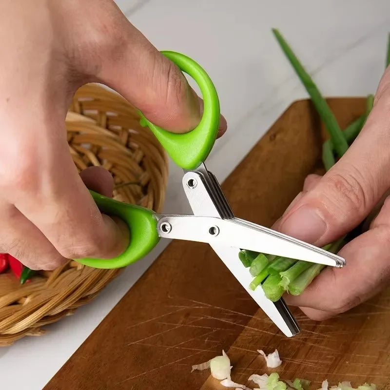 5-Blade Scissors for Herbs & Onion